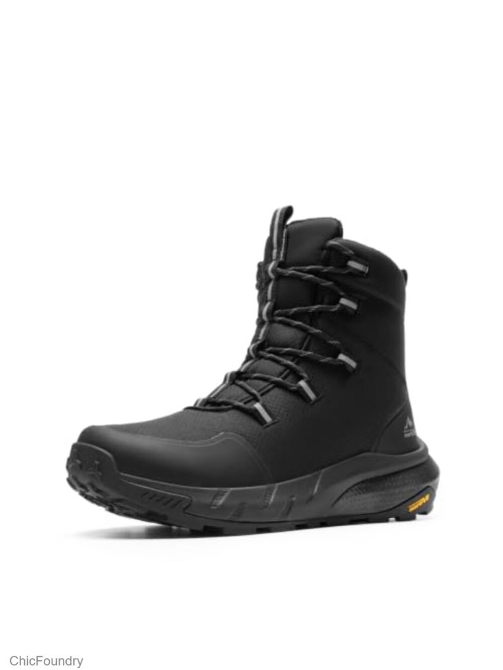 Men's Waterproof Snow Boots Wide Width Winter Insulated Mid-Calf